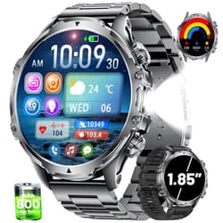 SUNKTA Military Smart Watch for Men,1.85