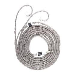 Linsoul Tripowin Zonie IEM Cable, 2m Long Earbud Cable, 16 Core Silver Plated Earphone Cable, in Ear Monitor Cable for KZ ZS10 PRO 2 AS10 PRO ZSN PRO X Tangzu Wan’er SIMGOT EM6L(Recessed 2Pin, Grey)