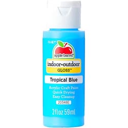 By Apple Barrel Apple Barrel Gloss Acrylic Paint in Assorted Colors (2-Ounce), 20348 Tropical Blue