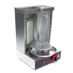 LOYALHEARTDY Shawarma LPG Gas Rotating Grill, Vertical Broiler for Chicken, Turkey, Tacos, - Beefer 110V