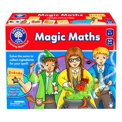 Orchard Toys Moose Games Magic Maths Game. an exciting and spellbinding Math Game. for Ages 5-7 and for 2-4 Players