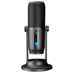 THRONMAX MDrill One USB Condenser Computer Microphone|Gaming Mic for PC, PS4 and Mac| USB-C Output|4 Pickup Patterns|Headphone Output and Volume Gain Control| Podcasts,YouTube| Plug & Play (Black)