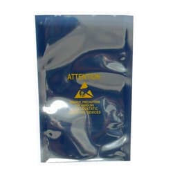 ESDELES 100PCS ESD Shielding Bag Open Top Anti-Static Ziplock Resealable Bag (80 X 120mm / 3.15 X 4.72 inches) Antistatic Label for Motherboard LCD Screen HDD SSD Electronic (Open Top & Printing)