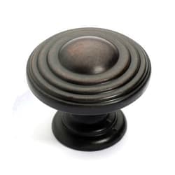 Dynasty Hardware K-80137-10B-25PK Newport Cabinet Hardware Knob, Oil Rubbed Bronze, 25-Pack