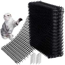 GKYZBB 10 Pack Extra Large Cat Scat Mat for Cats,16.5 x 13 in,Cat Indoor/Outdoor Deterrent Pad,Dog and Cat Spike Mat Anti,dig for Garden,Cat Anti-Scratch Mat with