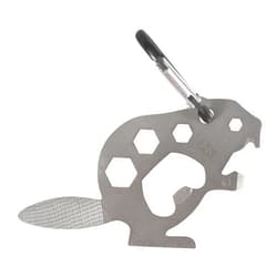 UST Tool-a-Long Multi-Tool Carabiners with Durable, Compact Stainless Steel Construction for Hiking, Kayaking, Camping, Travel and Outdoor Survival