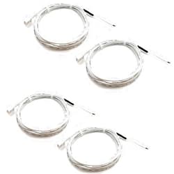 TIEXYE 4Pcs Ender 3 Thermistor 1m/39.4Inches, 3D Printer ohm NTC 100K 3950 Thermistor Temp Sensor Compatible for Creality Ender 3/Ender 3 Pro/Ender 3 Neo/Ender 5/Voxelab Aquila, 2Pin XH2.54,