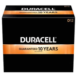Duracell CopperTop Alkaline Batteries with Duralock Power Preserve Technology D 12/Box (MN1300)