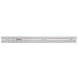 Mitutoyo 182-131, Steel Rule, 300mm (1mm, 0.5mm, 1mm, 0.5mm), 3/64