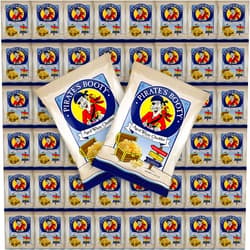 Bussin Boxes Bulk Pirates Booty Popcorn Puffs Individual Bags by Bussin Boxes (50 Count)