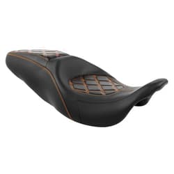 TCMT One-Piece 2 up Bucket Seat Motorcycle Driver Passenger Seat Fit For Harley Road King Street Glide Electra Glide Road Glide 2009-2023