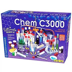 Thames & Kosmos Chem C3000 (V 2.0) Chemistry Set | Science Kit with 333 Experiments & 192 Page Lab Manual, Student Laboratory Quality Instruments & Chemicals, Multi, 21.3