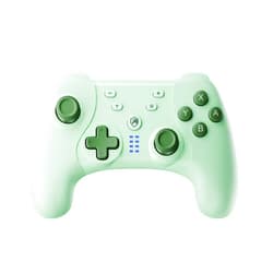 ECHTPower Wireless Switch Pro Controller for Switch/PC/Android/iOS, Gaming Controller with Hall Effect Joysticks, Macro Buttons, 6-Axis Gyro, Vibration, Turbo, Wake-Up-Green