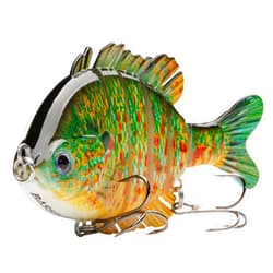 BASSDASH SwimPanfish Multi Jointed Panfish Bluegill Swimbaits Hard Topwater Bass Lures Fishing Lure Crank Saltwater 3.5in/0.85oz