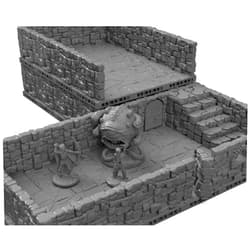 3DEGOS Dungeon Tile Starter Set DND Terrain for Dungeons and Dragons Terrain, D&D, Pathfinder, Warhammer 40k, Miniatures, D and D, Dungeons and Dragons Gifts, Dungeon Master