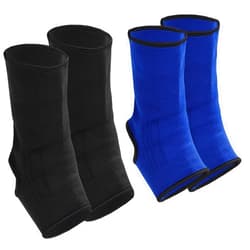 Geyoga 2 Pairs Compression Ankle Sleeve Muay Thai Foot Brace Boxing Ankle Braces for Men Breathable Ankle Support for Women Ankle Wraps Support for Martial Arts Kickboxing Gym Running, L Size