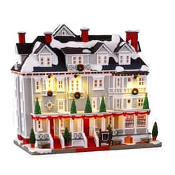 Lemax Village Collection Red Lion Inn, with 4.5V Adaptor