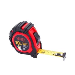 VINCA Tape Measure, TPMA-10 10Feet with Fraction, Nylon Coated Matte Finished Blade