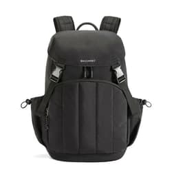 BAGSMART Backpack for Women, Wide Opening Travel Backpack, College Backpack for 15.6 Inch, Water-Resistant Quilted Daypack Lightweight Bookbag, Black