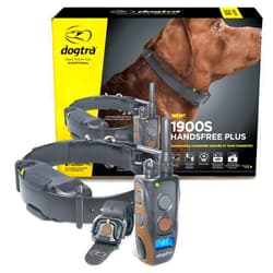 Dogtra 1900S HANDSFREE PLUS Boost and Lock, Remote Dog Training E-Collar, HANDSFREE SQUARE, 3/4-Mile Range, Rechargeable, Waterproof, High-Output, 1 Dog System, eCollar for Medium, Large Dogs