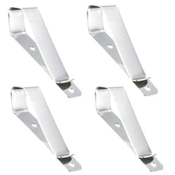 ECUDIS Garage Door Remote Visor Clip, Pack of 4 Remote Visor Clips Replacement for Garage Door Remote Openers(Silver)