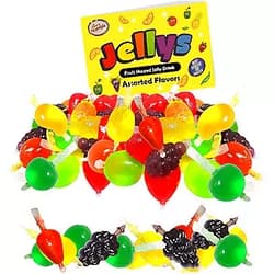 Generic Jelly Fruit Snacks Jelly Fruit Bags Jelly Fruit Candies Jello Fruity Jelly Candy (18 Pack, 27 Pack and 270 Pack) (18)