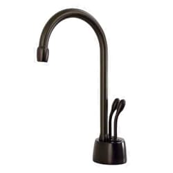 Westbrass D272-12 Develosah Hot/Cold Dispenser with Two Handle Hot and Cold Water Dispenser Faucet, Oil Rubbed Bronze