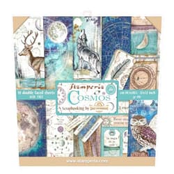 Stamperia International KFT Block 10 sheets - Double Face Cosmos, 30.5 x 30.5 (12