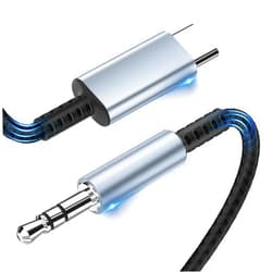 CKCN USB C to 3.5mm Jack Cable 1.2m, Aux Cable Type C 3.5mm Stereo Car Audio Adapter for Samsung Galaxy S22/S21/S20+/Note 20/10, Huawei P40/P30 Pro, Xiaomi 10 Pro/9/8