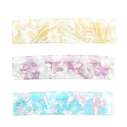 Jayongnee clip 3 Pieces hair barrettes,large barrettes for women,Hair Clips barrettes French Rectangle Snap Hair Barrettes,Hair Clip for Thick and Medium Hairs,Hair Clips