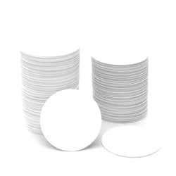 BABIQT 50PCS NFC Tags NFC Coin Cards Ntag215, Blank Rewritable NFC 215 Tag NFC Cards Round NFC Chip 25mm, Compatible with Tagmo and NFC Enabled Mobile Phones and Devices