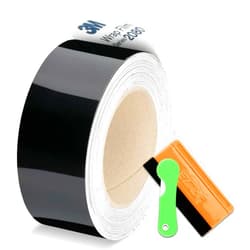 EZAUTO WRAP 3M 2080 G12 Gloss Black Vinyl Wrap Kit for Black Out Chrome Delete Window Trim Door Trim with Tool Kit 2