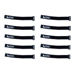 STUPID Cinch Straps - Elastic-Multipurpose Use - Reusable, Home Organizing - 1 in X 12 in - 10 Pack
