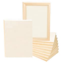 DOGNNAK ADXCO 8 Pack Wood Panels 9 x 12 inch Wooden Canvas Board Unfinished Wooden Panel Boards for Painting, Arts, Pouring Use with Oils, Acrylics