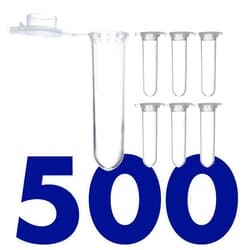 Kashi Scientific 2mL Microcentrifuge Tube with Snap Cap [500/Pack] 2 mL Centrifuge Tubes with Flip Cap, Clear Tubes with Graduation, Polypropylene, Plastic Lab Snap Tubes