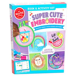 KLUTZ Super Cute Embroidery Craft Kit