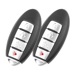 VERYOH Keyless Entry Remote Key Fob Compatible with Nissan Altima 2007-2012 Maxima 2009-2014 Versa 2007-2012 Infiniti EX35 G35 G37 G25 Q60 Q40 FCCID: KR55WK48903 KR55WK49622 2PCS