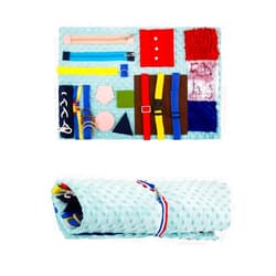 HNYG Fidget Blanket for Adults with Dementia,Dementia Products for Elderly,Dementia Activities for Seniors,Alzheimers Activities,Fidget Toys,Autistic Activities Pad,Sensory Blanket,Busy Board,Elderly Gifts