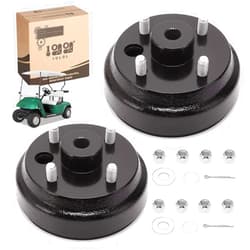 10L0L Golf Cart Brake Drum/Hub Assembly (Electric) for EZGO TXT Replaces OEM# 19186G1P