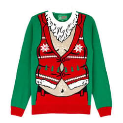 The Ugly Sweater Co. Ugly Christmas Sweater for Holiday Fun Tacky Unisex Design, Perfect Snug Fit Breathable Crewneck