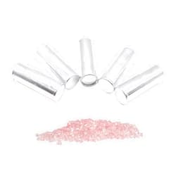 Angzhili 5 Cans Flexible Beads for Denture Gum, Invisible Denture Materials for Partial Dentures