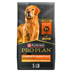 Purina Pro Plan Complete Essentials Shredded Blend Chicken and Rice Dog Food Dry Formula with Probiotics for Dogs - 5 lb.