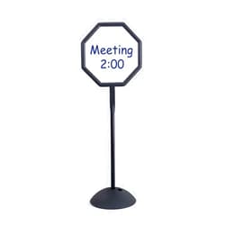 Safco Products Write Way Octagon Message Board, Black, 4118BL by Safco
