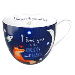 MFoffice I Love You Coffee Mug, Premium 20 oz Bone China Coffee Tea Hug Mug, Perfect Mother's Day, Birthday, and Valentine's Day Gift for Lovers and Family Members, Designed in England by Harvest Green Studio