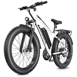 Funhang Electric Bike for Adults, Peak 750W Ebike, 25MPH 60Miles Electric Mountain Bike, 26
