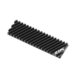 Icepc M.2 Heatsink for PS5 PCI-E NVME 2280 SSD Graphene Coating Copper Heat Sink，High Performance SSD Radiator with Thermal Conductive Adhesive for Laptop PC 2280 NGFF Cooler(70x20x1.5mm)