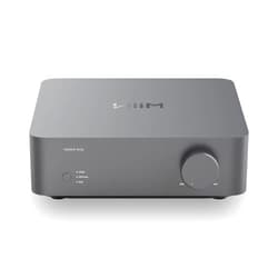 WiiM Vibelink Amp | 100W Power Amplifier with Premium ESS 9039Q2M DAC and TI TPA3255 | Compatible with WiiM Mini, Pro, Pro Plus, and Ultra | RCA, Coax, and Optical Inputs | Space Gray