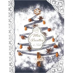 Cahier Steel Mes Recettes De Noël: Cahier à Compléter pour 52 Recettes - Livre de recettes Personnalisé à écrire - Carnet De Recettes à remplir pâtisserie (French Edition)