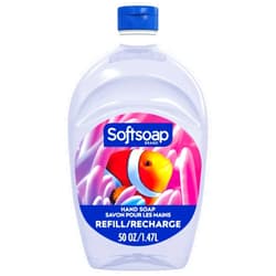 Softsoap Clear Liquid Hand Soap Refill, Refreshing Clean Scent, Aquarium Series - 50 Oz, Pack of 1