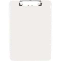 Sparco 01869 Plastic Clipboard,w/Flat Clip,9